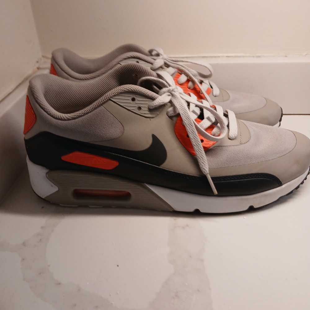 Nike AIR MAX 90 HyPerfuse Sneakers Mens 11.5 "Cobblestone" Lava